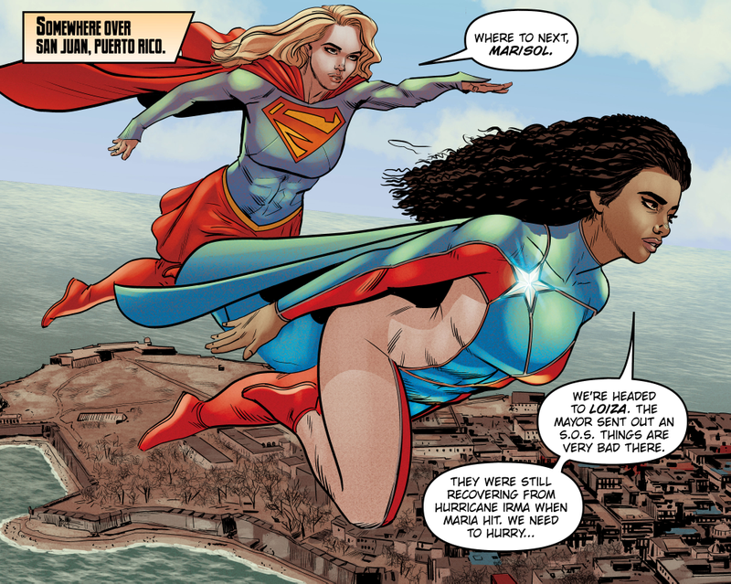 La Borinqueña and Supergirl.